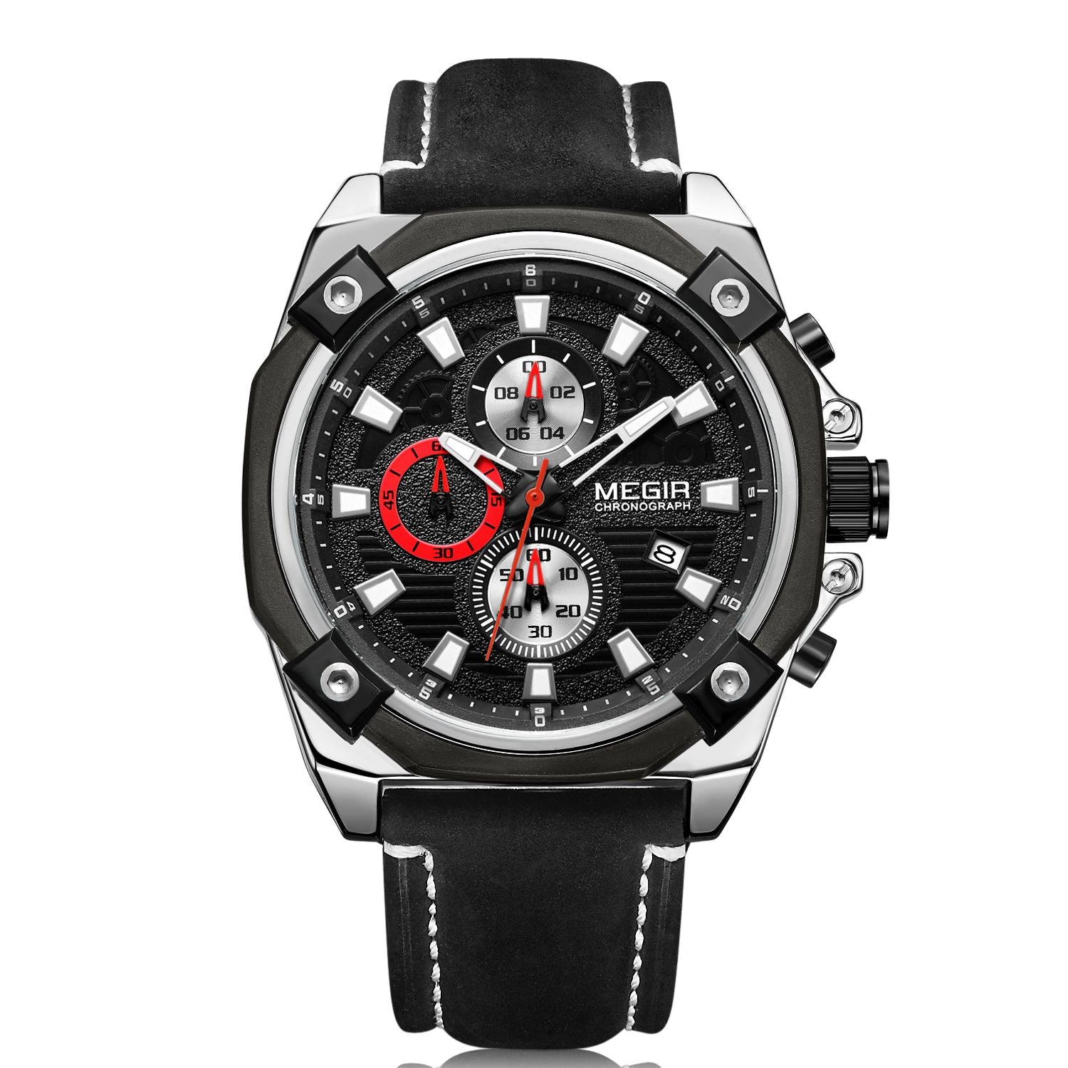 MEGIR Men's Quartz Watches Top Brand Luxury Military Sports Watch Chronograph Fashion Man Clock Wristwatch montre homme 2054-5