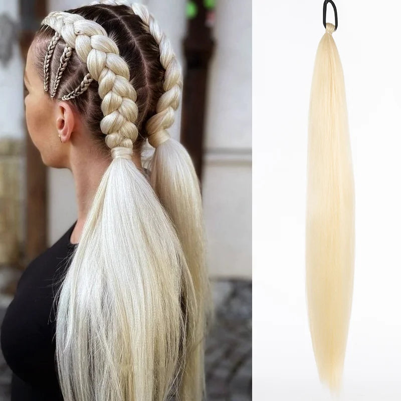 LUPU 26 Inch Ombre Ponytail Extension