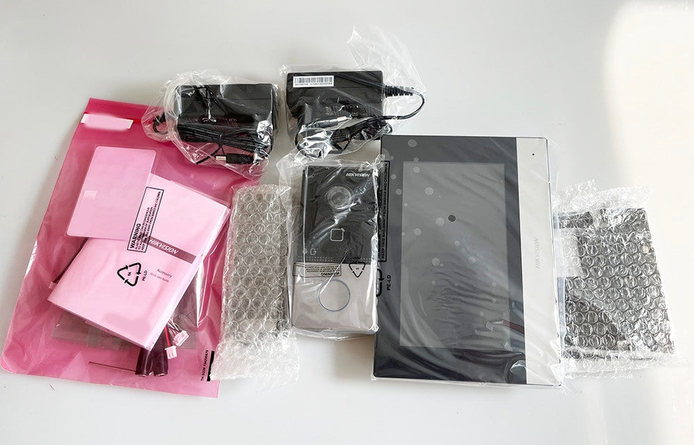 Hikvision IP Video Intercom Kit Indoor Station 7 Inch Touch Screen Support
