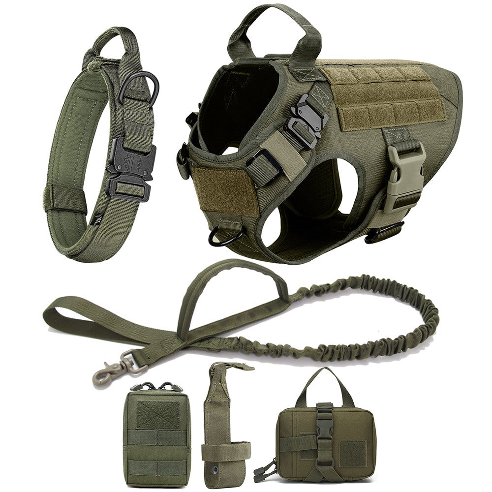 Military Dog Harness And Leash Kits