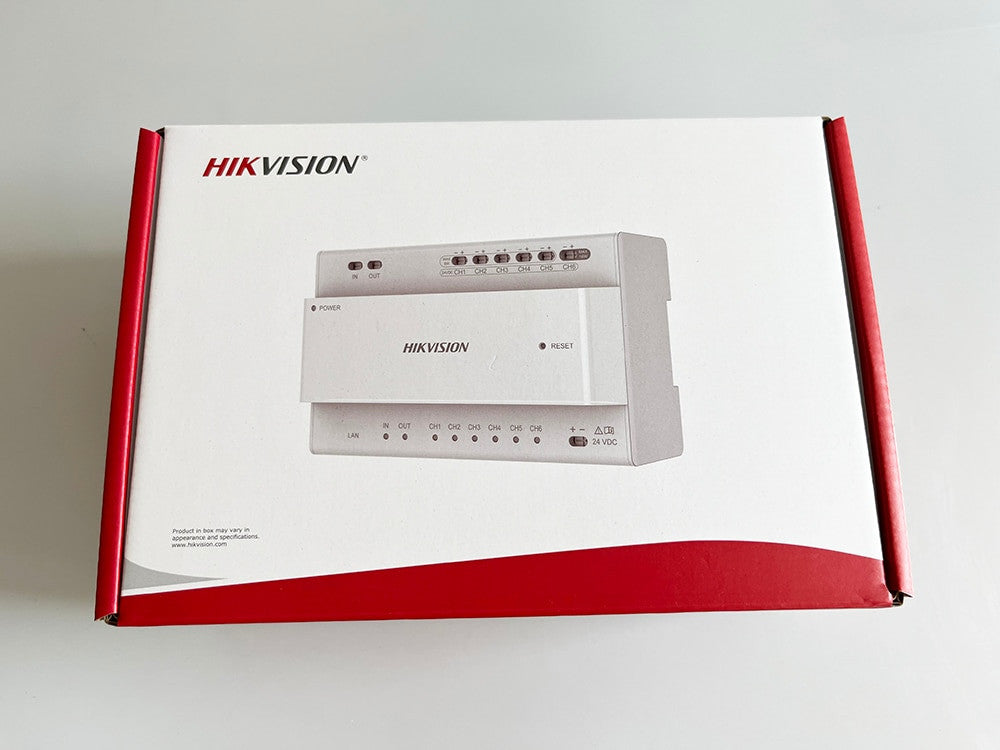 Hikvision 2 Wire IP Distributor 24VDC 1 RJ-45 8 Interface Indicators