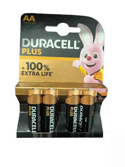 Duracell Plus 100% Alkaline Battery AA Size