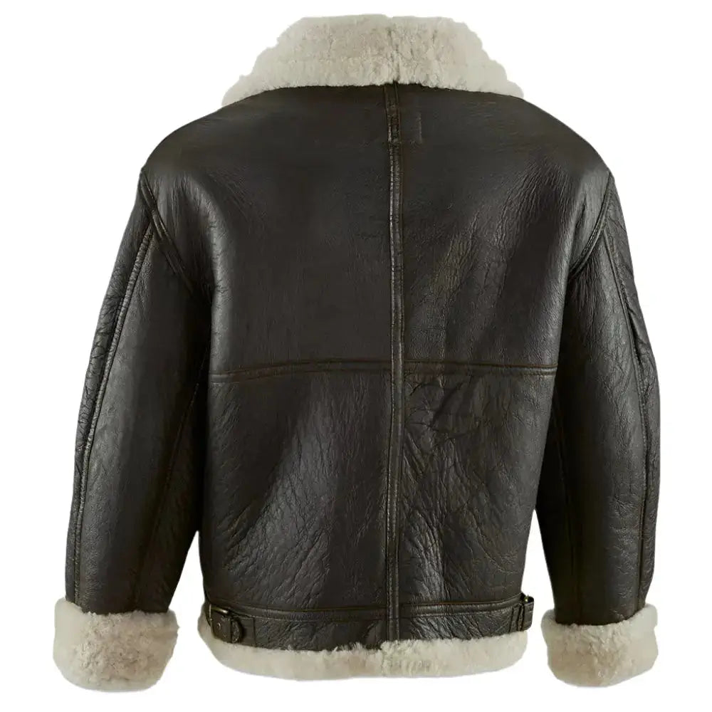 Men's U.S. Military WW2 Sheepskin B3 Flight Jacket